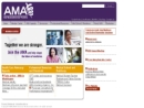 Website Snapshot of AMERICAN MEDICAL ASSN.