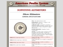 Website Snapshot of AMERICAN PAULIN SYSTEM