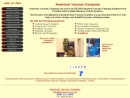 Website Snapshot of AMERICAN VACUUM CO.