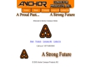 Website Snapshot of ANCHOR CONVEYOR PRODUCTS, INC.