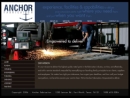 Website Snapshot of ANCHOR FABRICATION CORP.