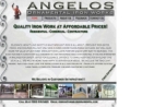 Website Snapshot of ANGELO'S ORNAMENTAL IRON WORKS