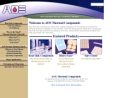 Website Snapshot of A O S THERMAL COMPOUNDS, LLC