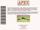 Website Snapshot of APEX MACHINE PRODUCTS INC