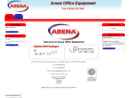 Website Snapshot of ARENA OFFICE EQUIPMENT LIMITED