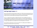 Website Snapshot of ARNDT ORGAN SUPPLY CO.