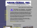 Website Snapshot of ARVIN SANGO, INC.