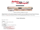 Website Snapshot of SAFETY TECH, INC.
