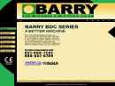 Website Snapshot of BARRY DIE CUTTING EQUIPMENT LL