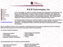 Website Snapshot of B&B TECHNOLOGIES INC