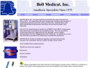 Website Snapshot of BELL MEDICAL, INC.
