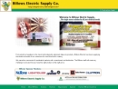 Website Snapshot of BILLOWS ELECTRIC SUPPLY COMPANY