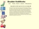 Website Snapshot of BOULDER KNITWORKS