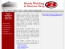 Website Snapshot of BRADY WELDING AND MACHINE SHOP, INC