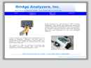 Website Snapshot of BRIDGE ANALYZERS, INC.