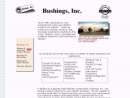Website Snapshot of BUSHINGS, INC.