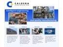 Website Snapshot of CALDERA ENGINEERING