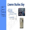 Website Snapshot of CAMERON MACHINE SHOP
