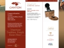 Website Snapshot of CANTON COOPERAGE