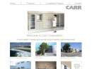 Website Snapshot of CARR CORP.