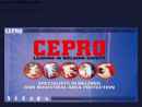 Website Snapshot of CEPRO WELDING SAFETY LLC