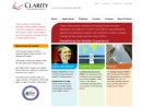 Website Snapshot of CLARITY COMMUNICATION SYSTEMS INC