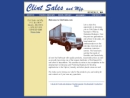 Website Snapshot of CLINT SALES & MFG. CO.