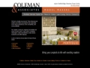Website Snapshot of COLEMAN & ASSOCS.
