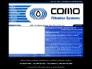Website Snapshot of COMO FILTRATION SYSTEMS