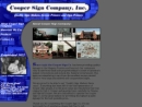 Website Snapshot of COOPER SIGN CO., INC.