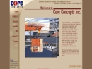 Website Snapshot of CORE CONCEPTS, INC.