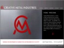 Website Snapshot of CREATIVE METAL INDUSTRIES, INC.