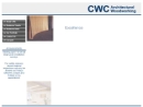 Website Snapshot of C W C ARCHITECTURAL WOODWORKING, INC.
