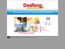 Website Snapshot of DAETONG CO., LTD.