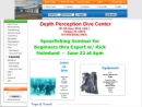 Website Snapshot of DEPTH PERCEPTION DIVE CENTER, LLC