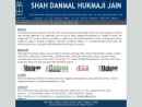 Website Snapshot of SHAH DANMAL HUKMAJI JAIN