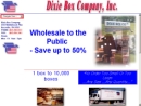 Website Snapshot of DIXIE BOX CO.