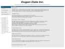 Website Snapshot of DUGAN DATA INC