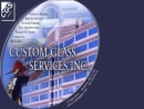 Website Snapshot of CUSTOM GLASS SERVICE, INC.