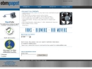 Website Snapshot of EBM-PAPST, INC.