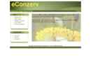 Website Snapshot of ECONZERV