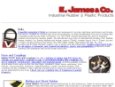 Website Snapshot of E. JAMES & CO.