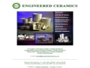 Website Snapshot of ENGINEERED CERAMICS
