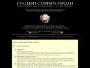 Website Snapshot of ENGLISH CUSTOM POLISHING
