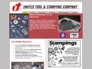 Website Snapshot of UNITED TOOL & STAMPING CO.