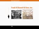 Website Snapshot of STOWELL & SONS, INC., FRANK H.
