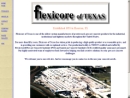 Website Snapshot of FLEXICORE OF TEXAS, INC.
