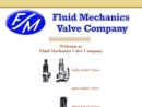 Website Snapshot of FLUID MECHANICS VALVE CO.