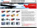 Website Snapshot of YUEQING GAOQIAO ELECTRONIC CO., LTD.