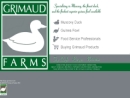 Website Snapshot of GRIMAUD FARMS